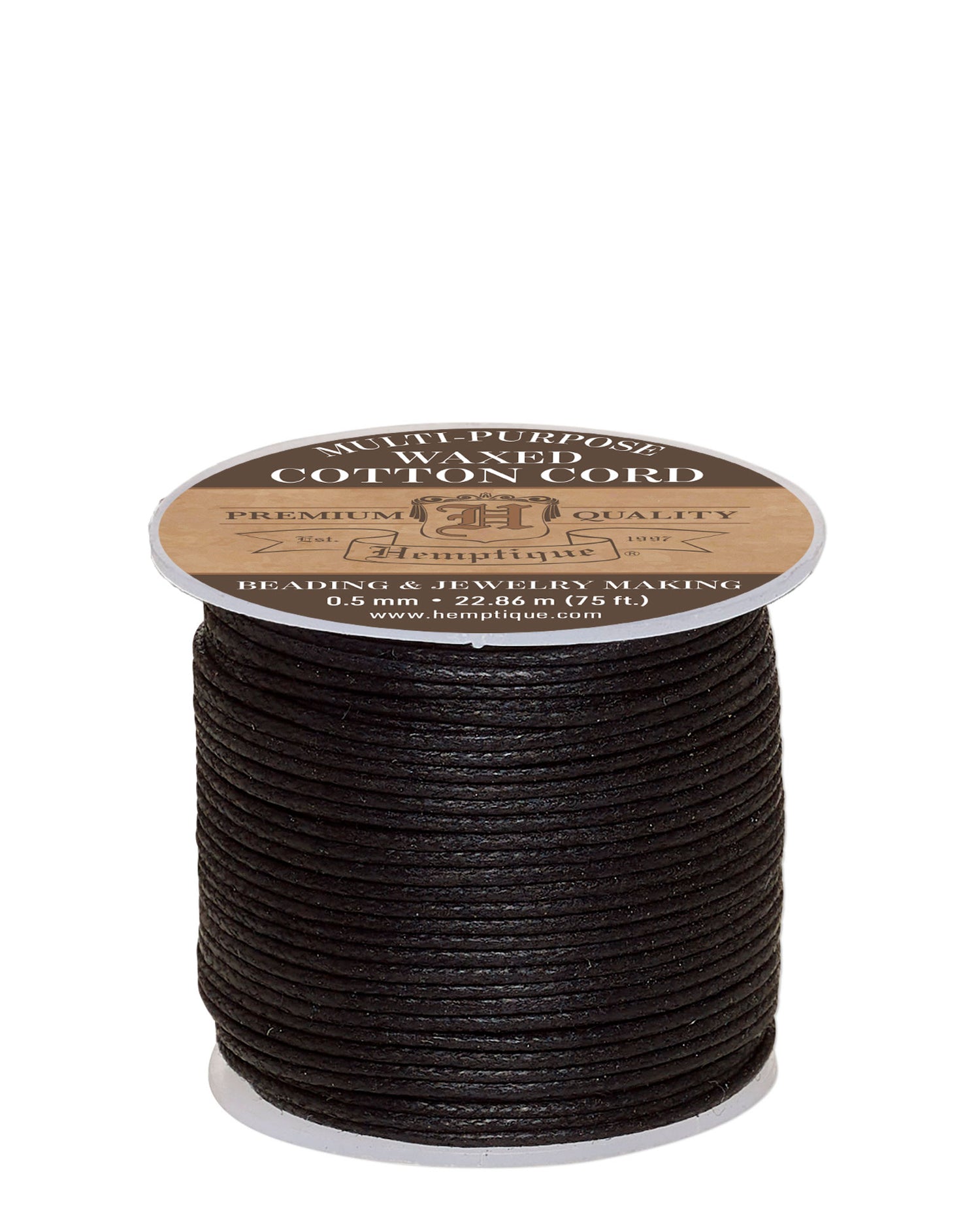 0.5mm Waxed Cotton Cord