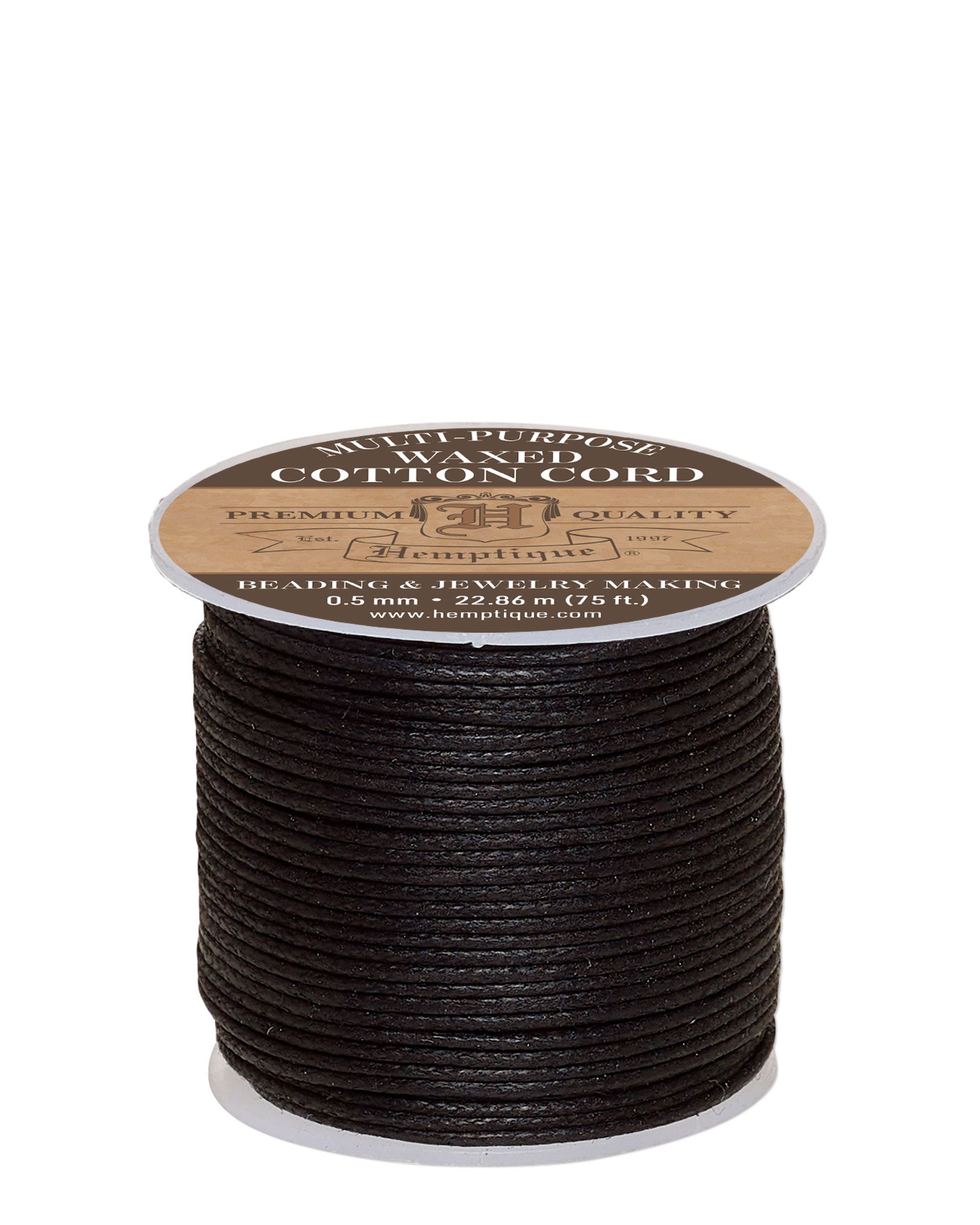 0.5mm Waxed Cotton Cord