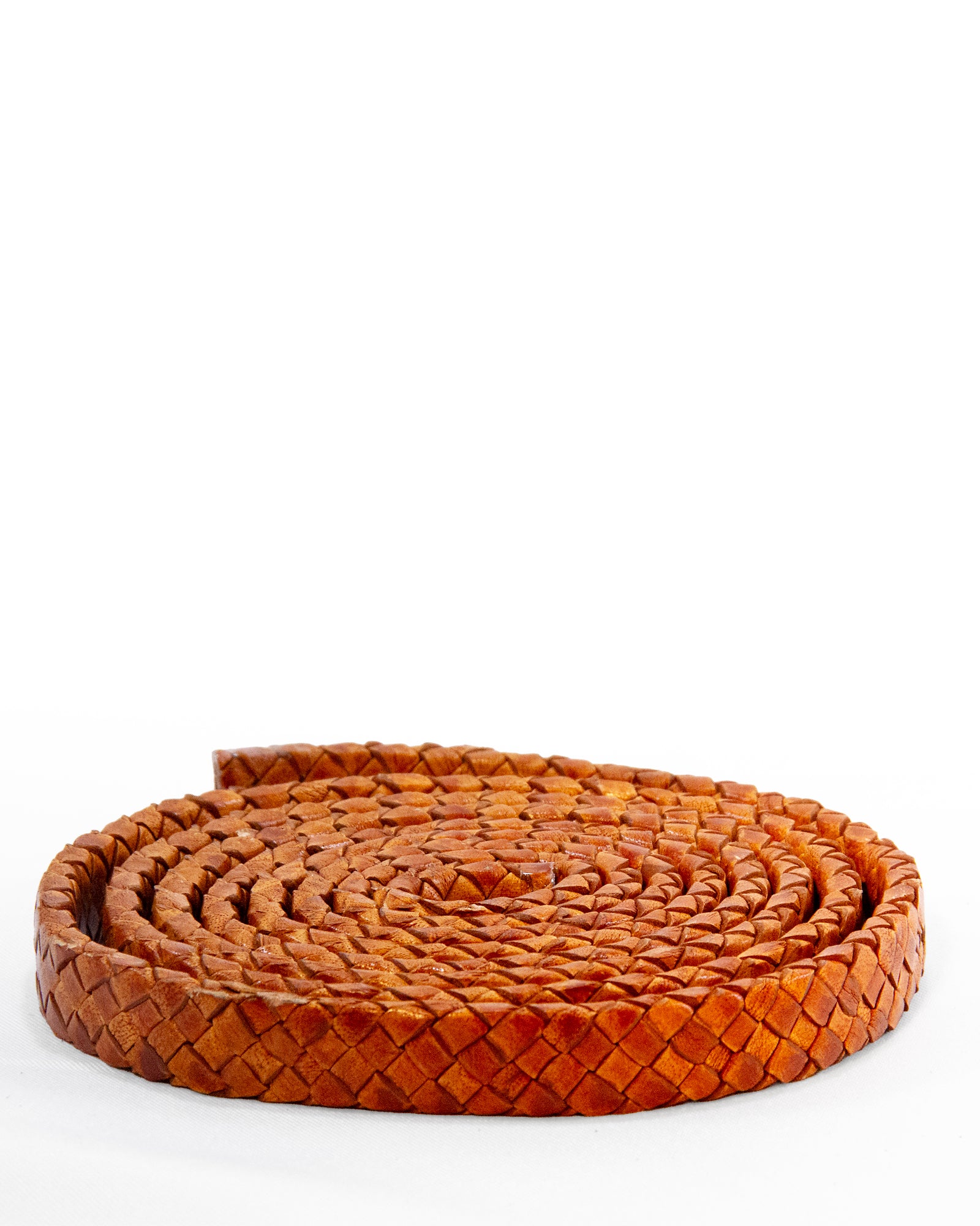 Oval Braided Leather Cord