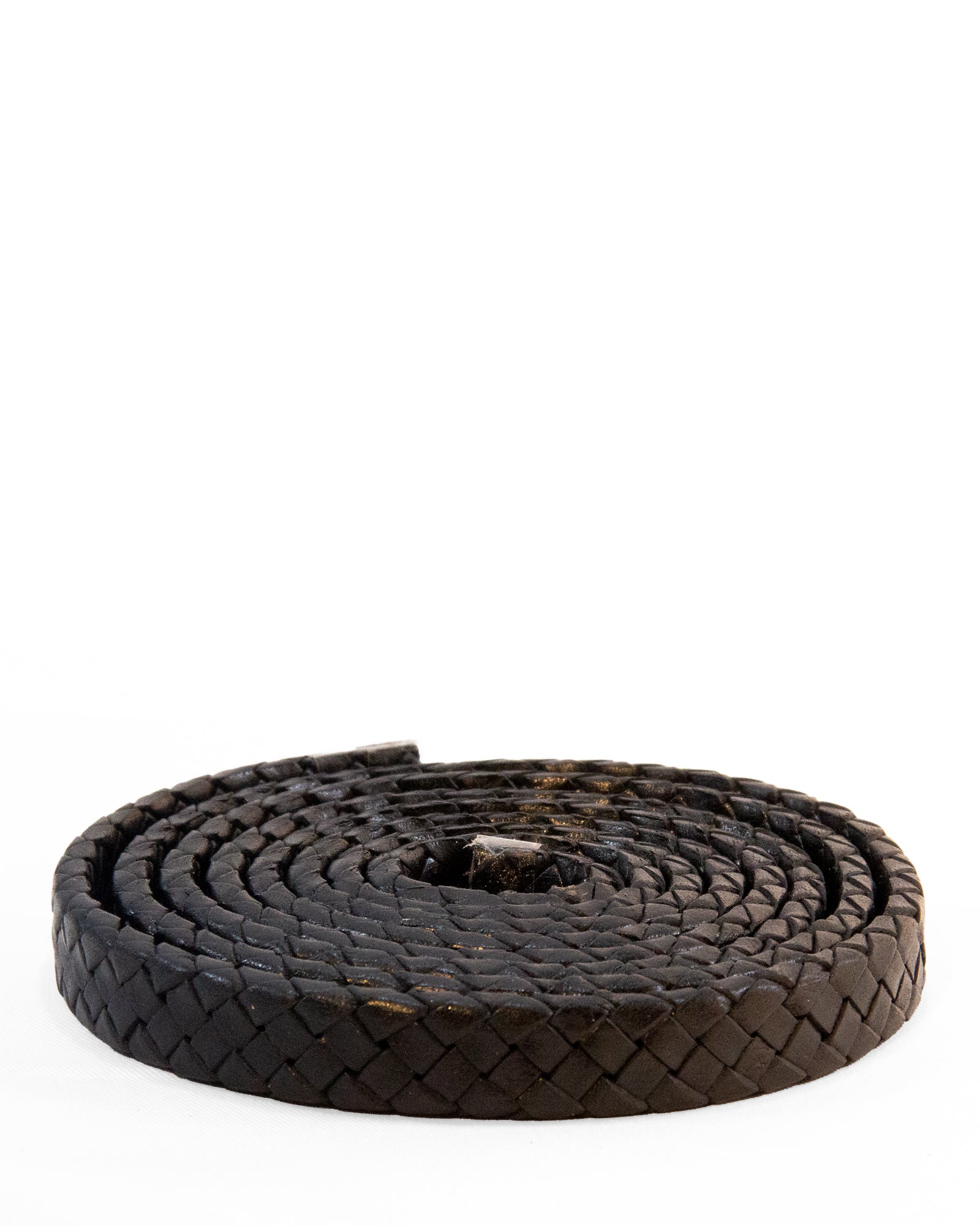 Oval Braided Leather Cord