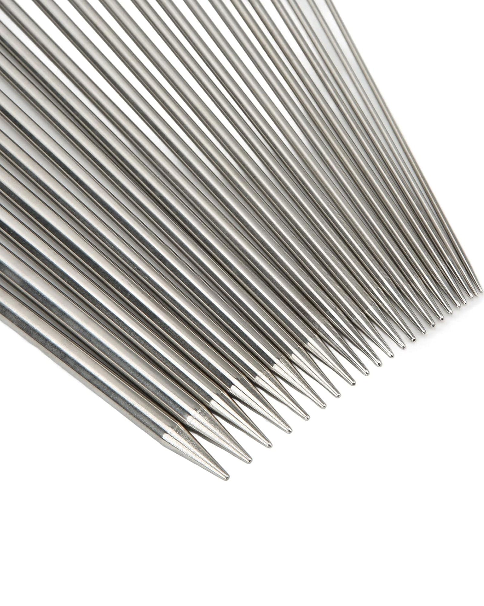 11 Pairs Single Pointed Knitting Needles