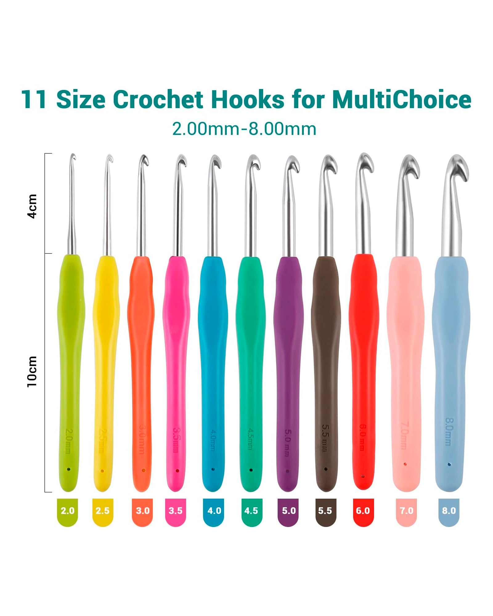 36-Piece Crochet Kit with Storage Case