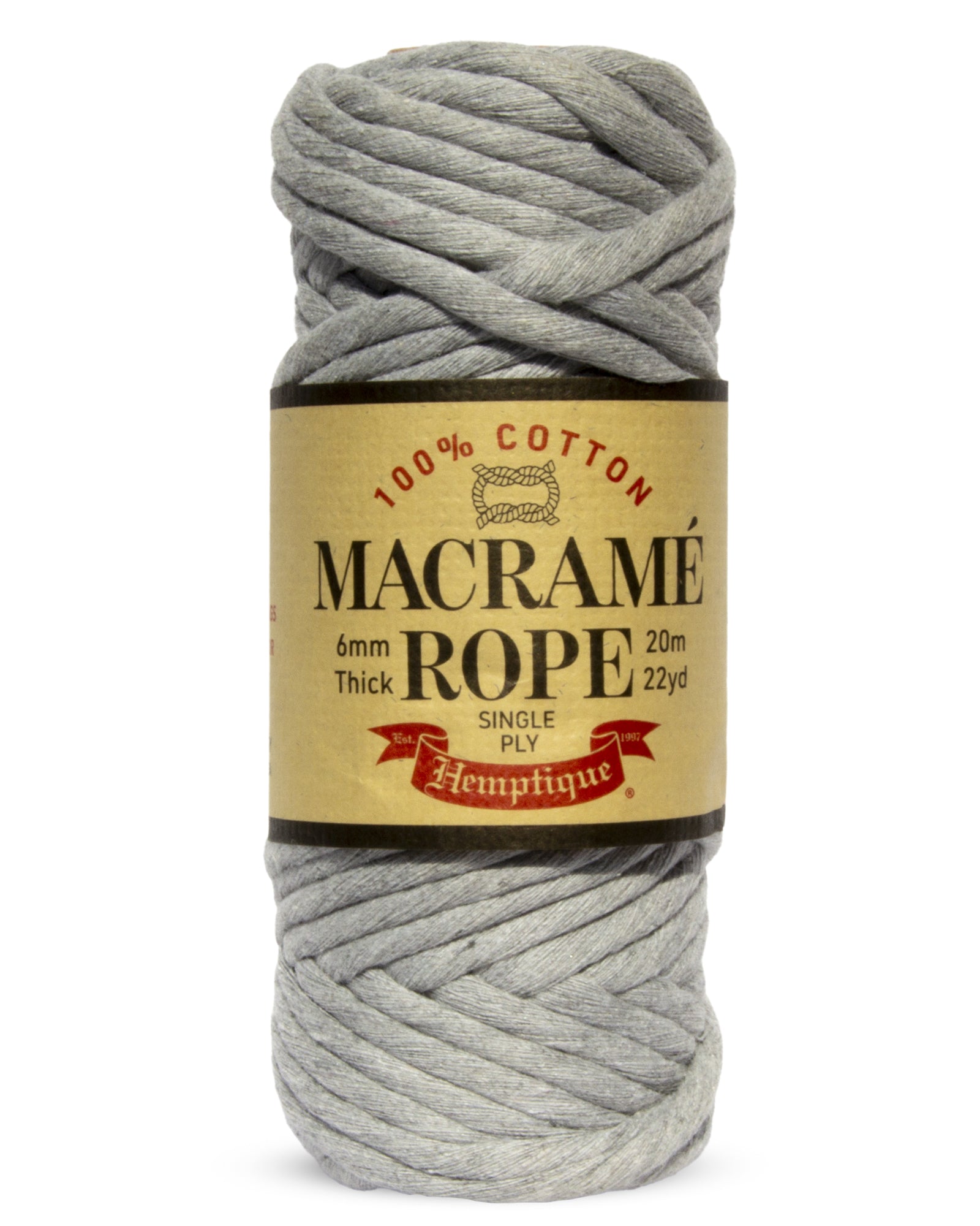 Single Ply Egyptian Cotton Macramé Rope