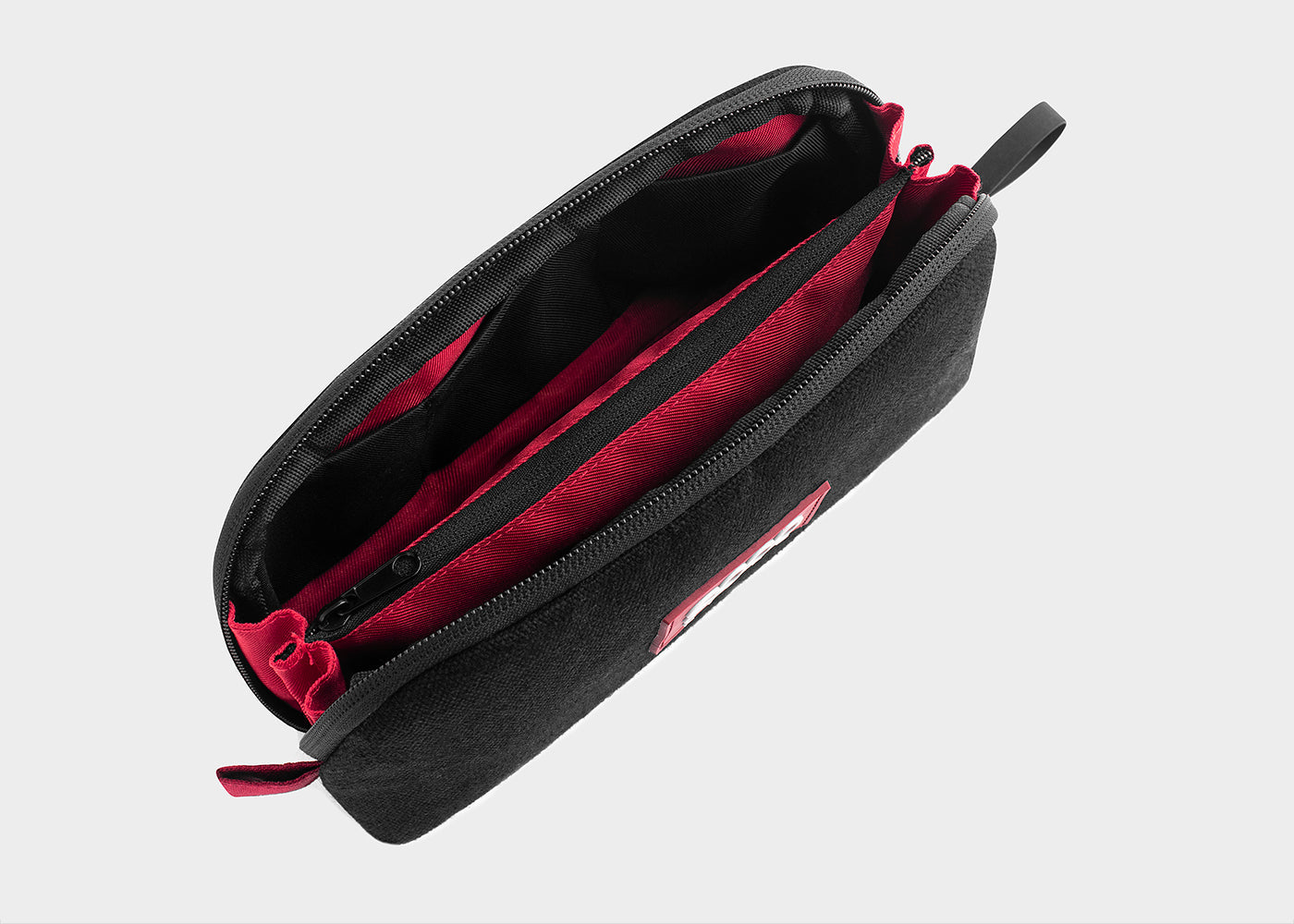 Accessory & Tech Pouch in Black Hemp