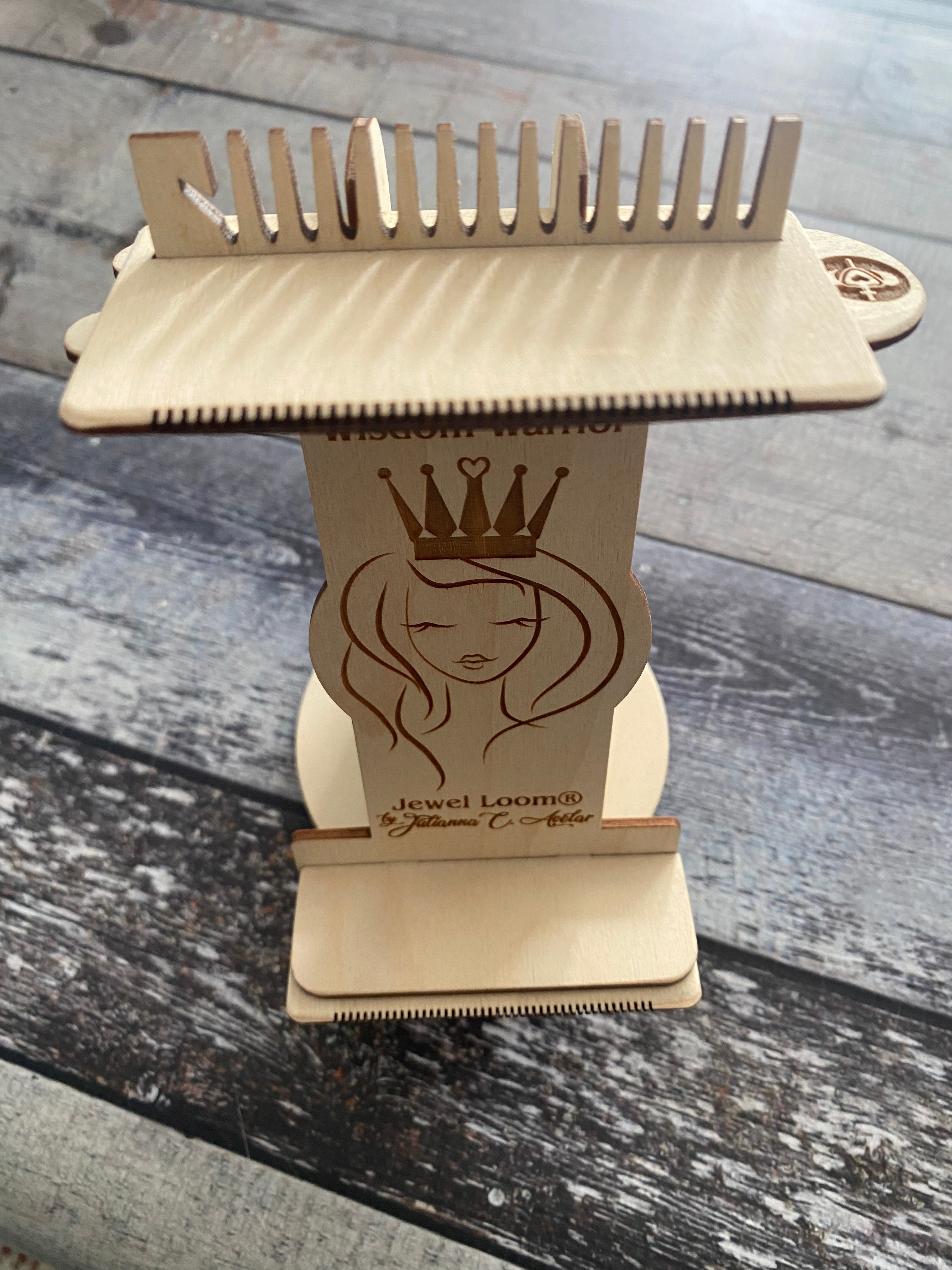 Jewel Loom Stand for Mini Wisdom Warrior Bead Loom