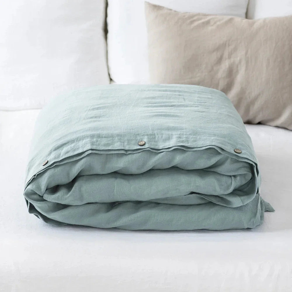Pure European Linen Duvet Cover | Various Colors