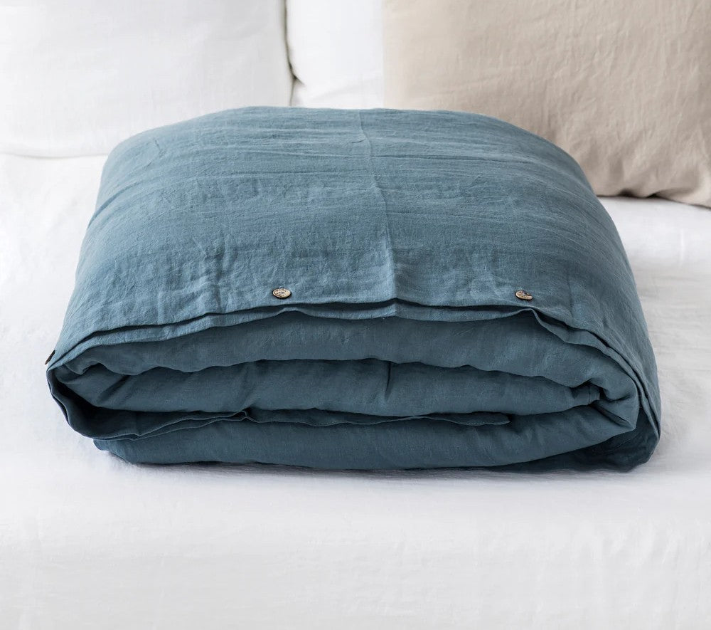 Pure European Linen Duvet Cover | Various Colors