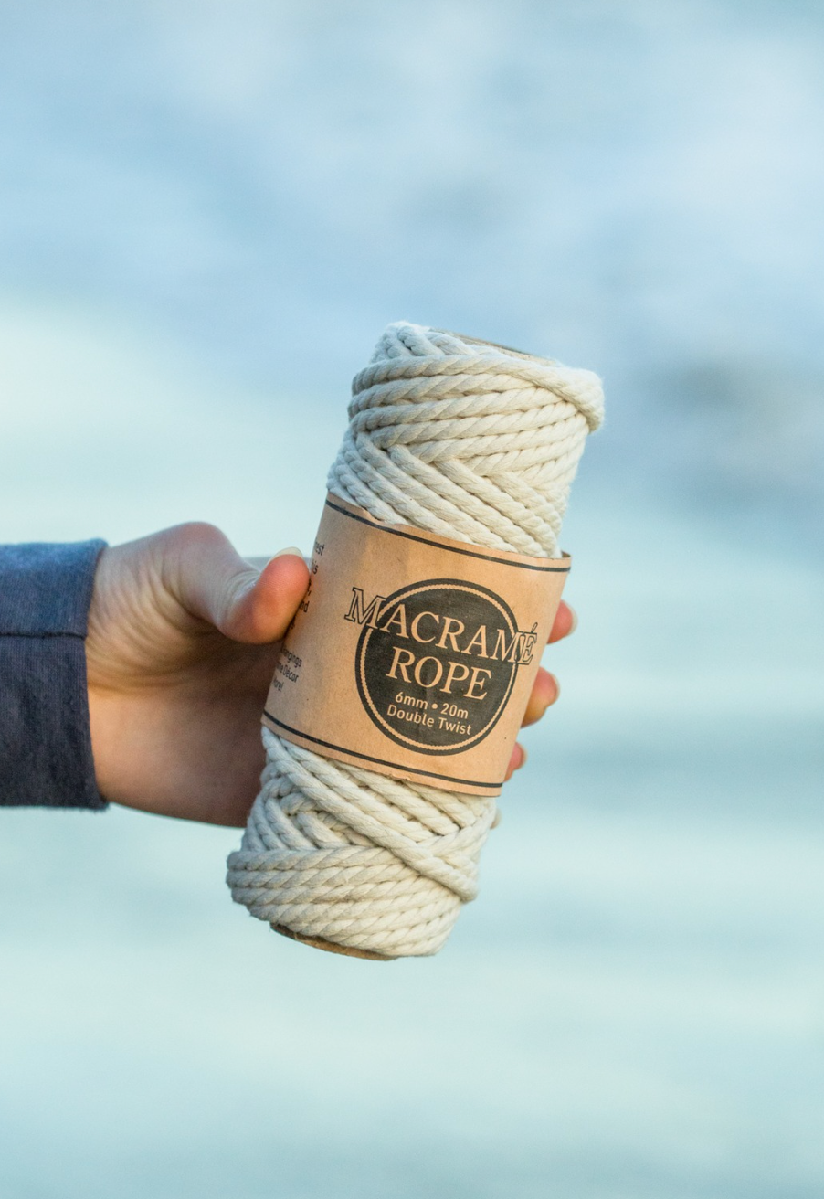 Hemptique Macrame Rope on Spool Closeup
