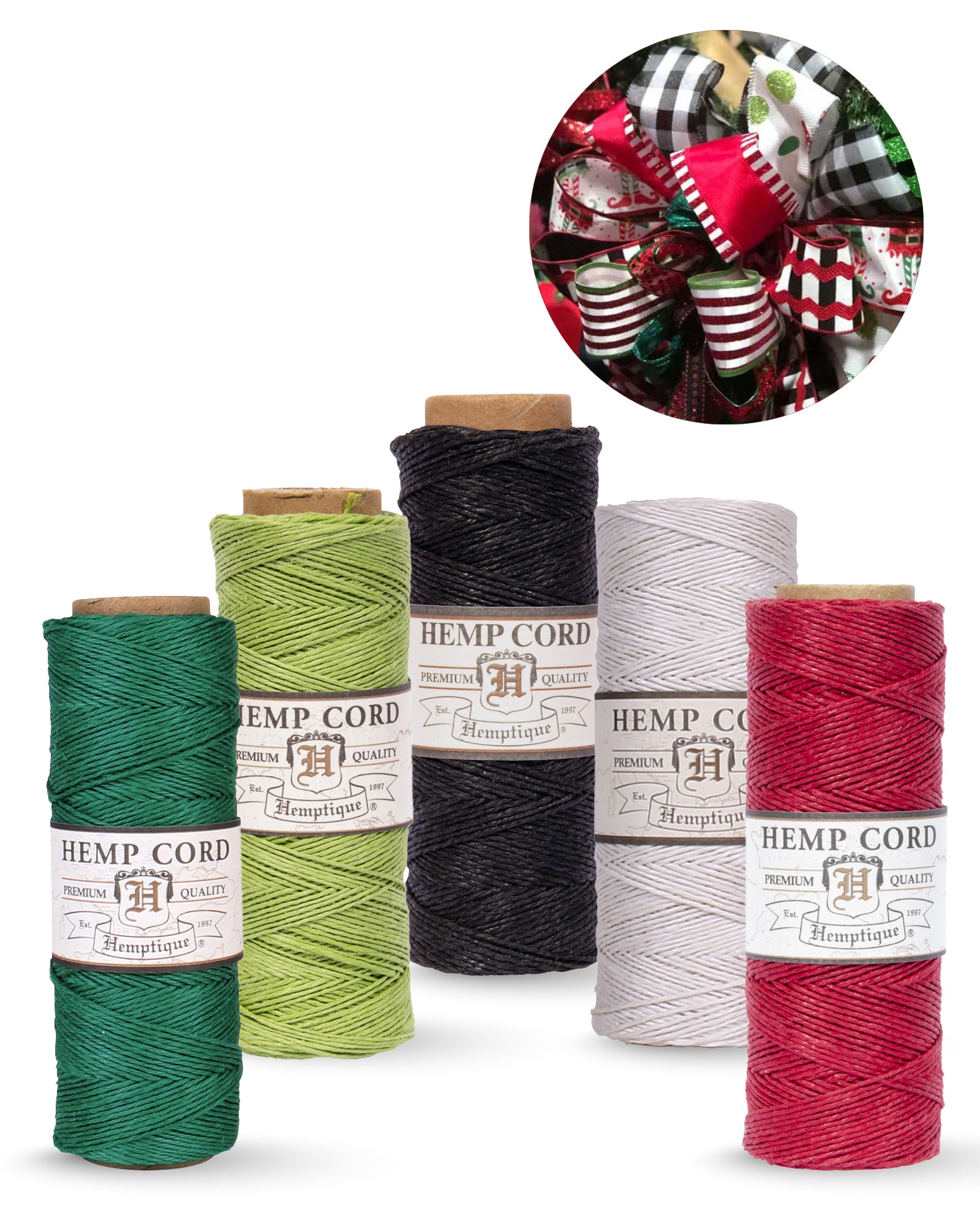 0.5mm Hemp Cord Value Packs Holiday Collection