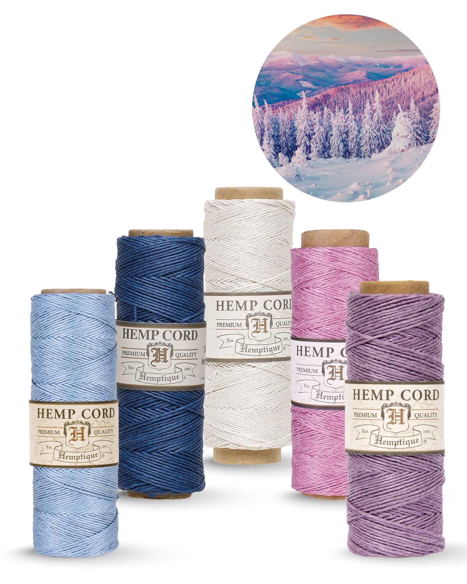 0.5mm Hemp Cord Value Packs Holiday Collection