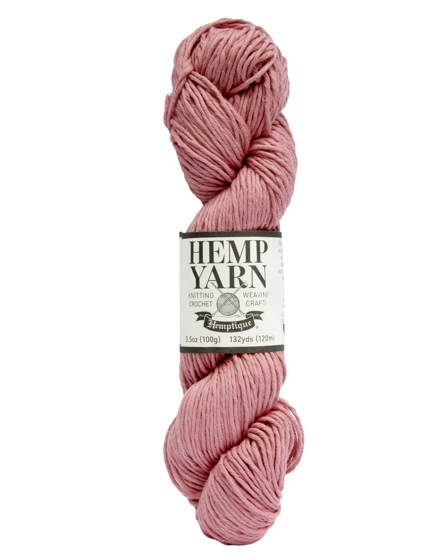 Hemp Yarn 100 Twisted Hank for Weaving