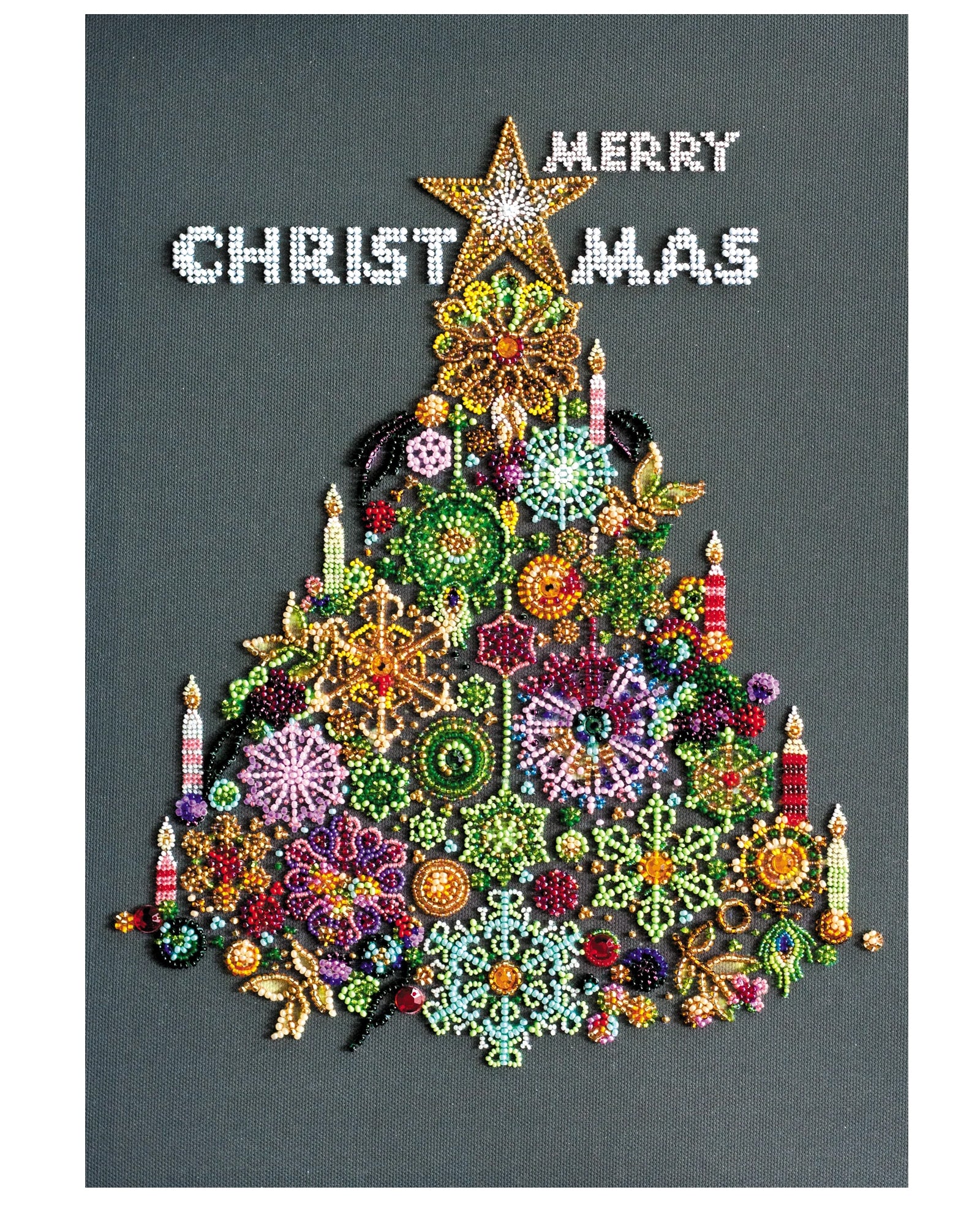 Bead Embroidery Kit - Golden Lights