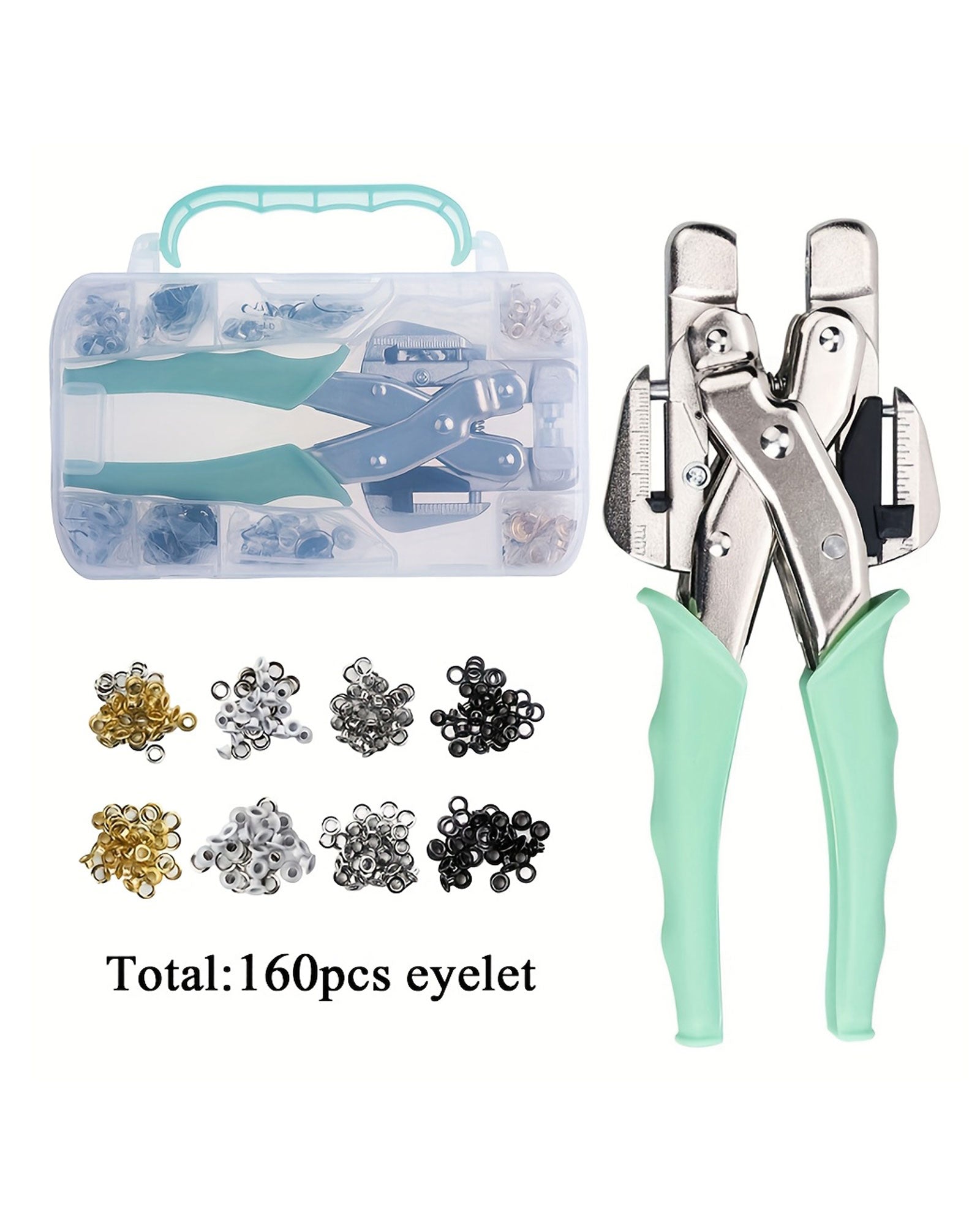 Grommet Tool & Eyelet Hole Punch Plier Kit