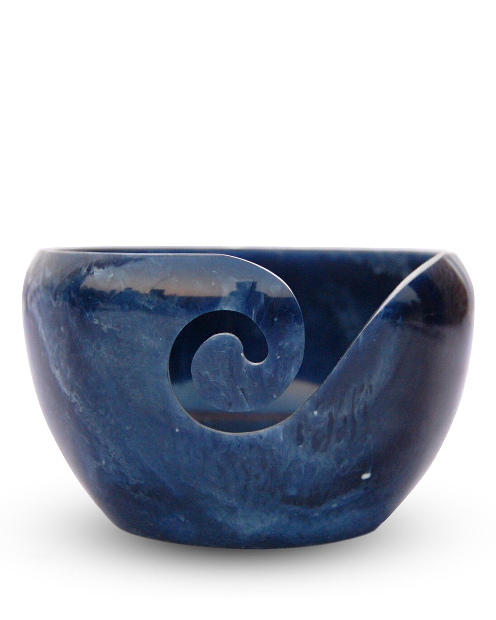 Yarn Bowl - Resin - Blue Marble