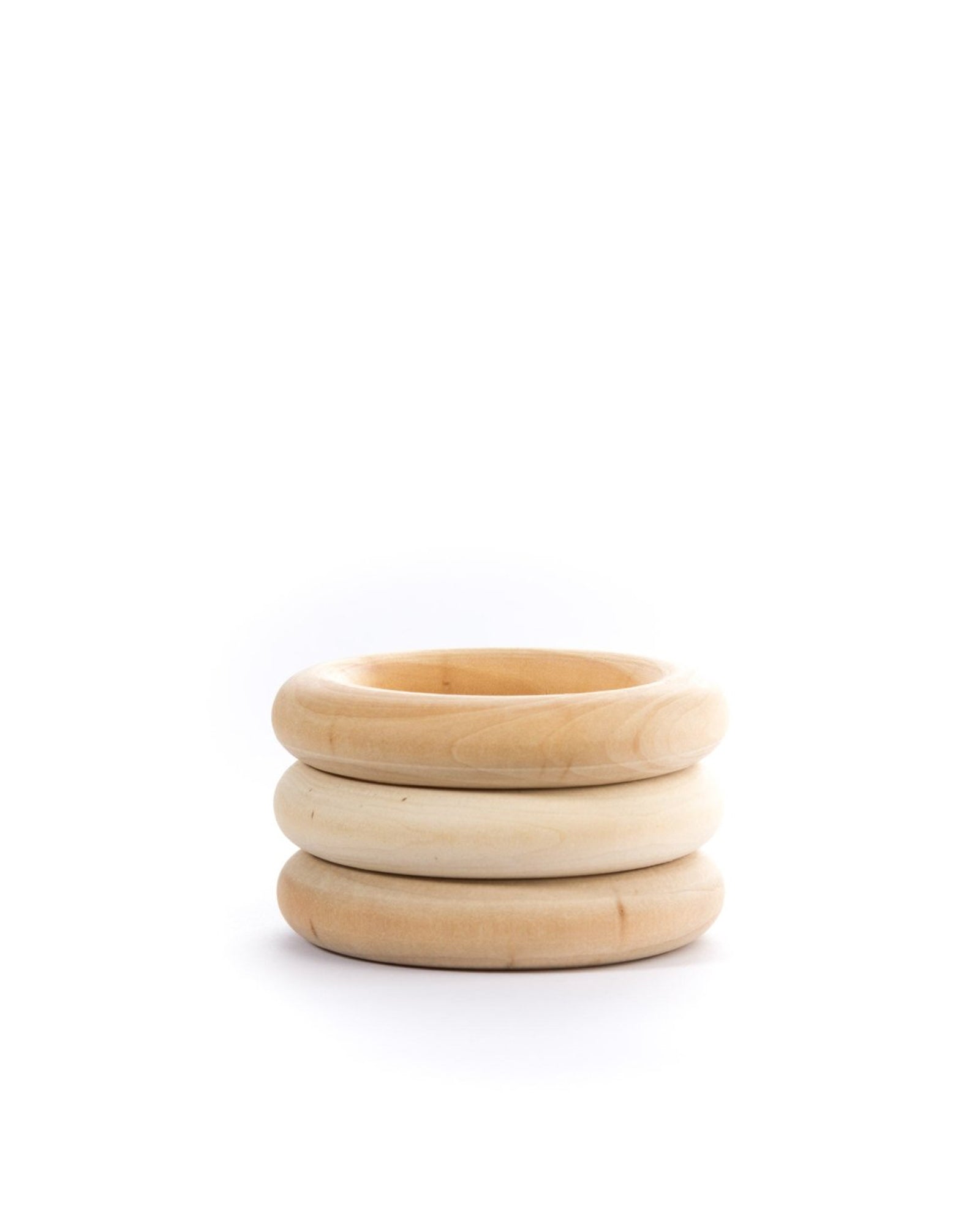 Wood Macramé Rings