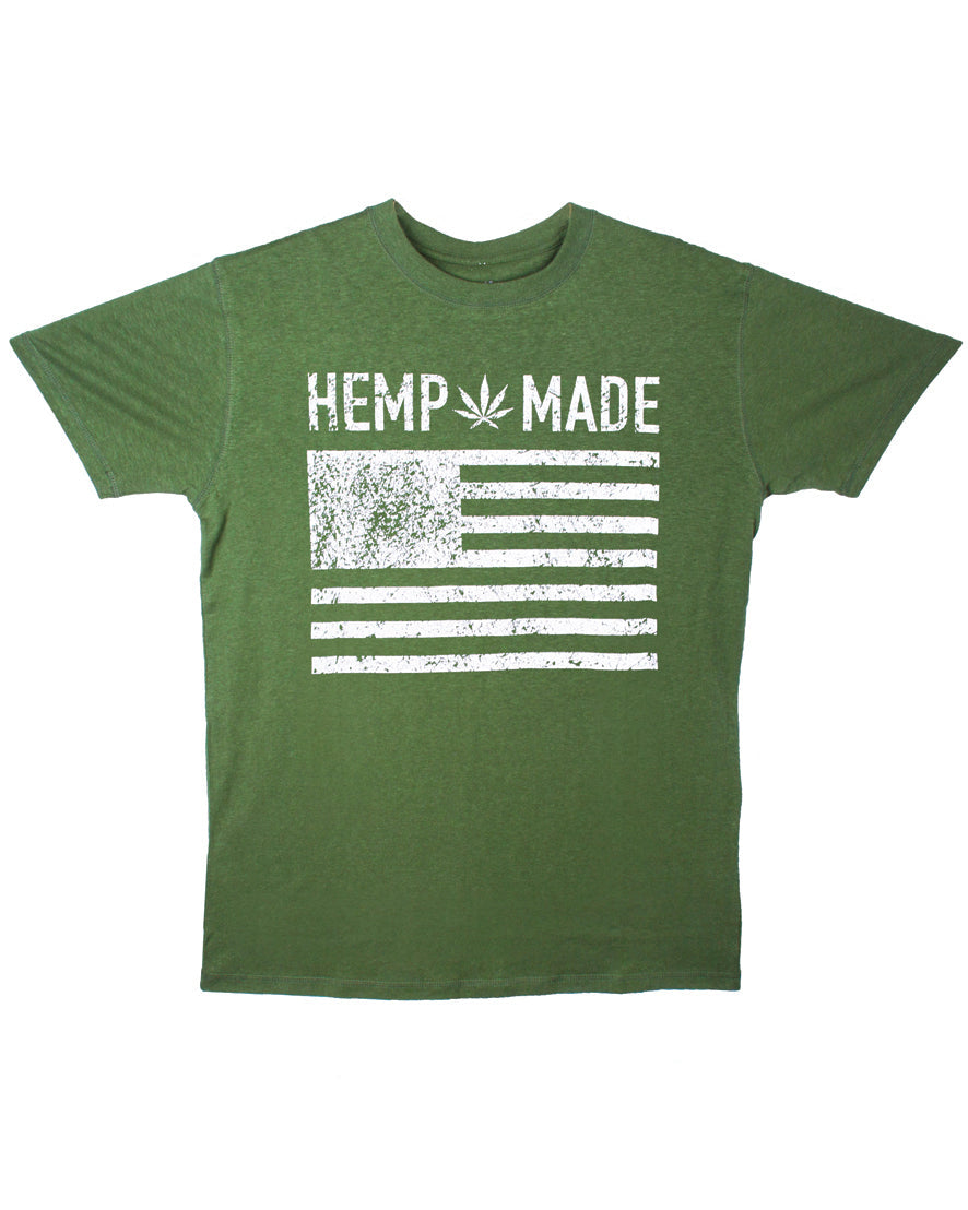 Green hemp t shirts