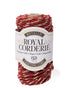 bordeaux gold metallic macrame cotton rope 3mm
