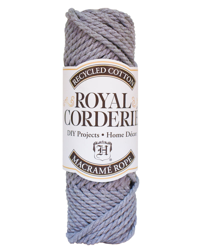 macrame cord 6mm grey