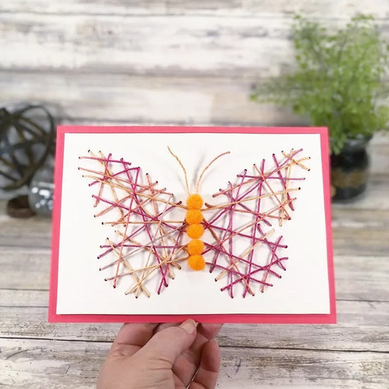 Butterfly Paper String Art