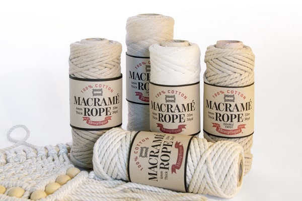 Cotton Macramé Rope &amp; Craft Cord