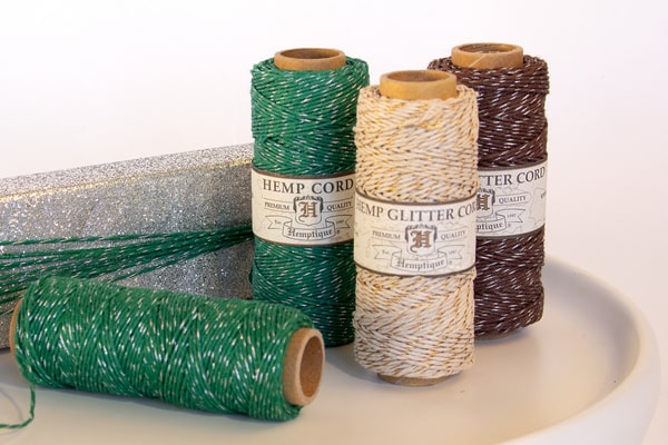 Metallic, Glitter & Glow Hemp Cords