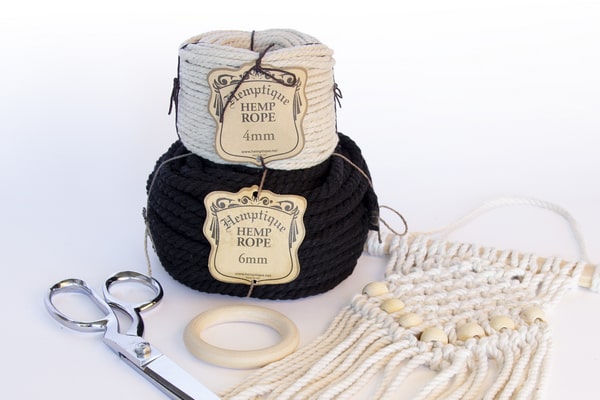 Hemp Rope Coils, Spools & Cards