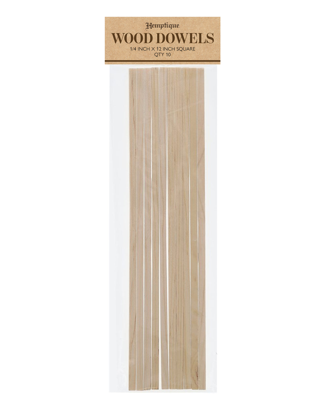 Wood Dowels Square