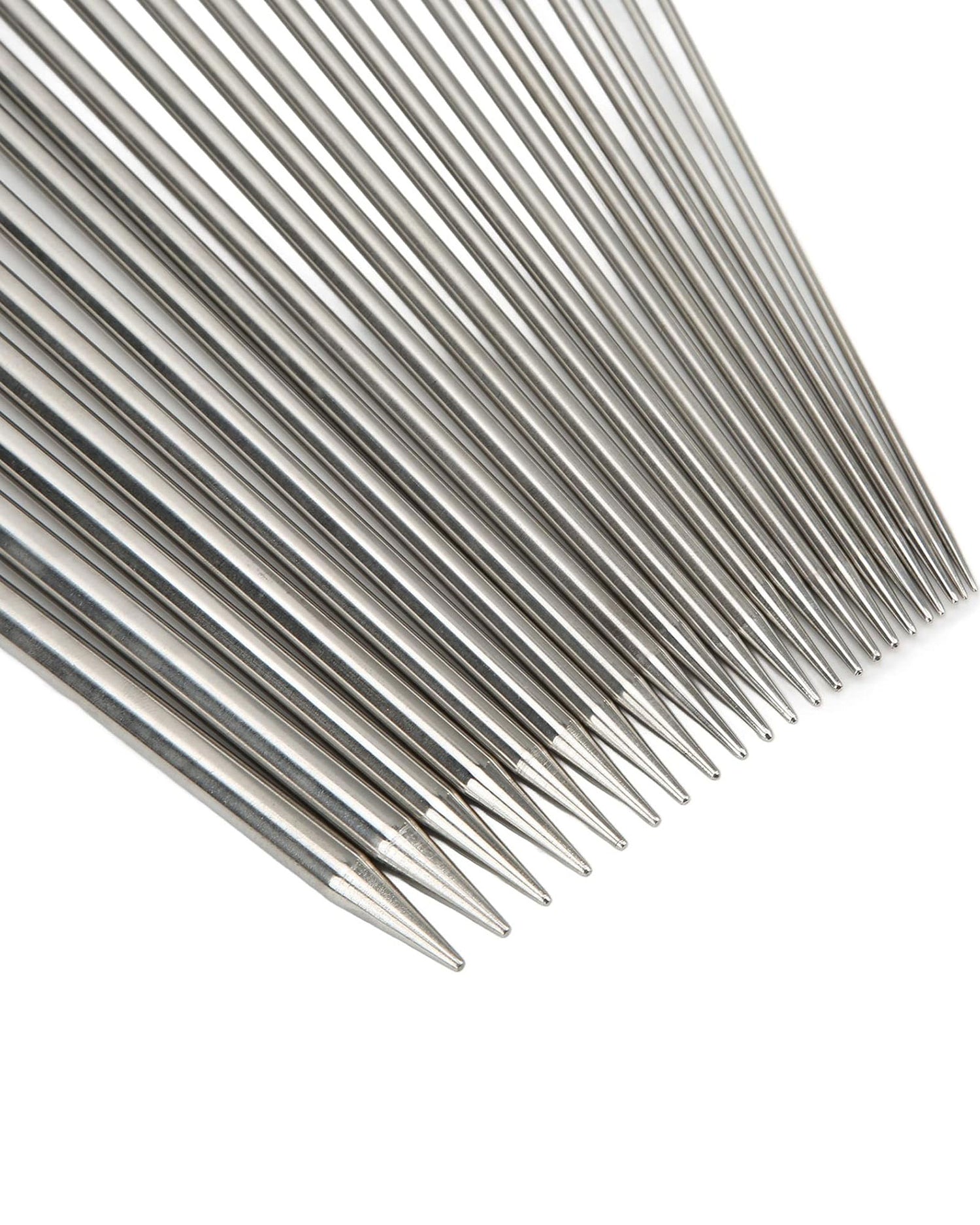 11 Pairs Single Pointed Knitting Needles