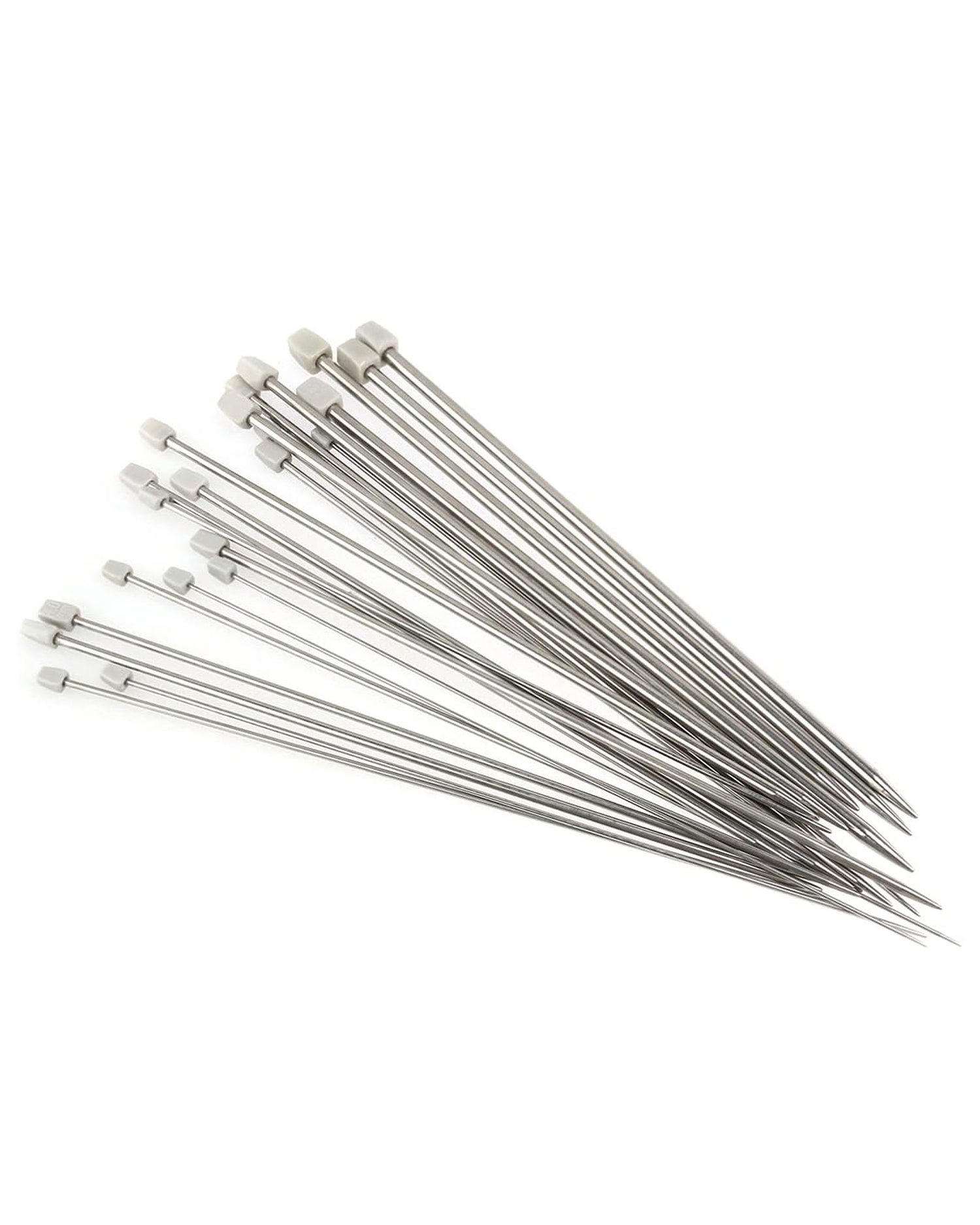 11 Pairs Single Pointed Knitting Needles