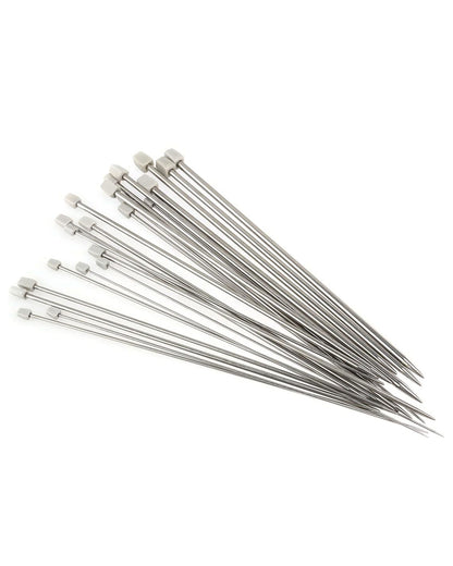 11 Pairs Single Pointed Knitting Needles