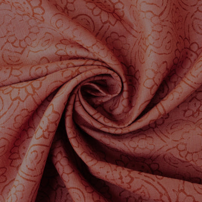 Rouge/Paprika Hemp/Silk Fabric