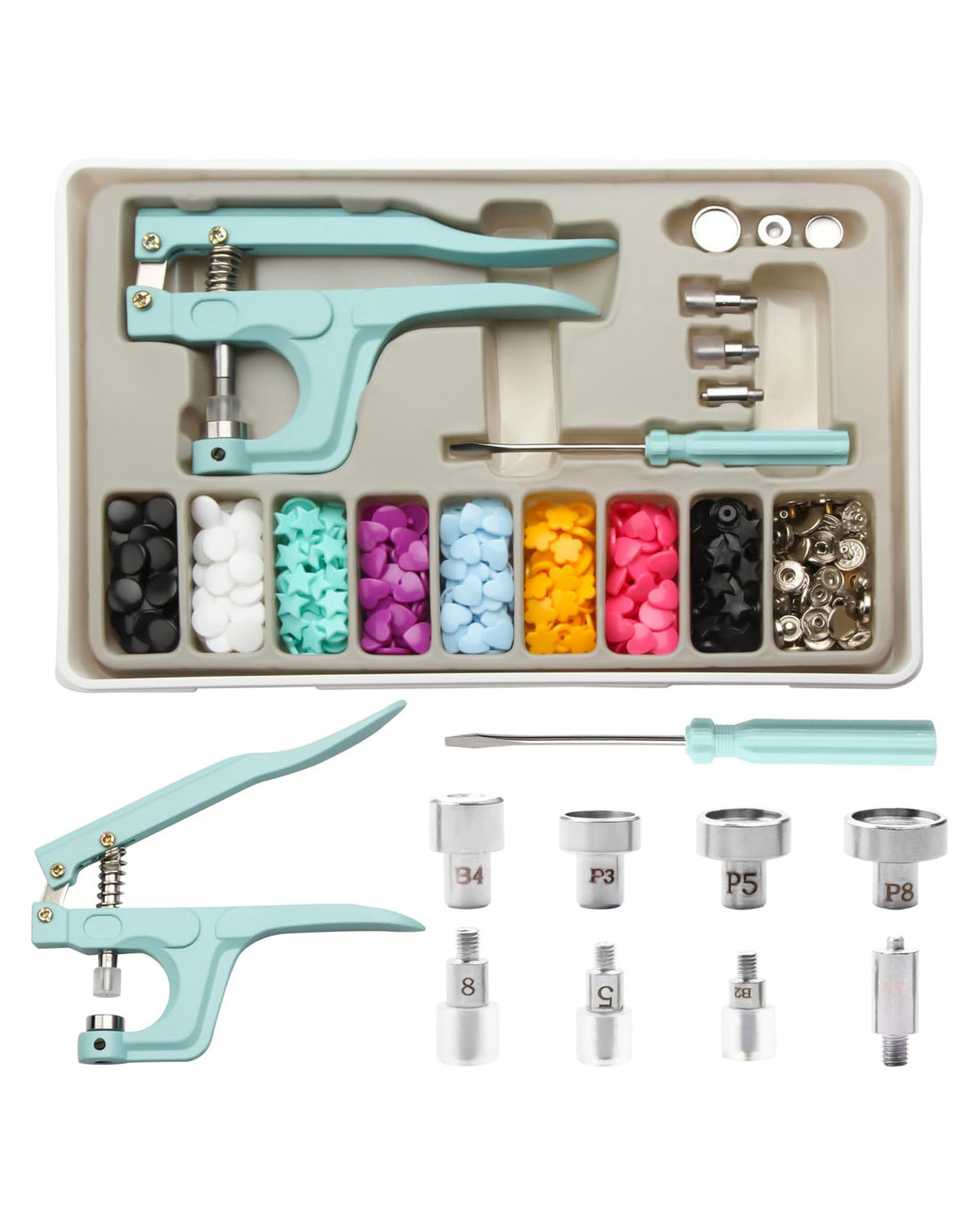 Button Snap Fastener Kit