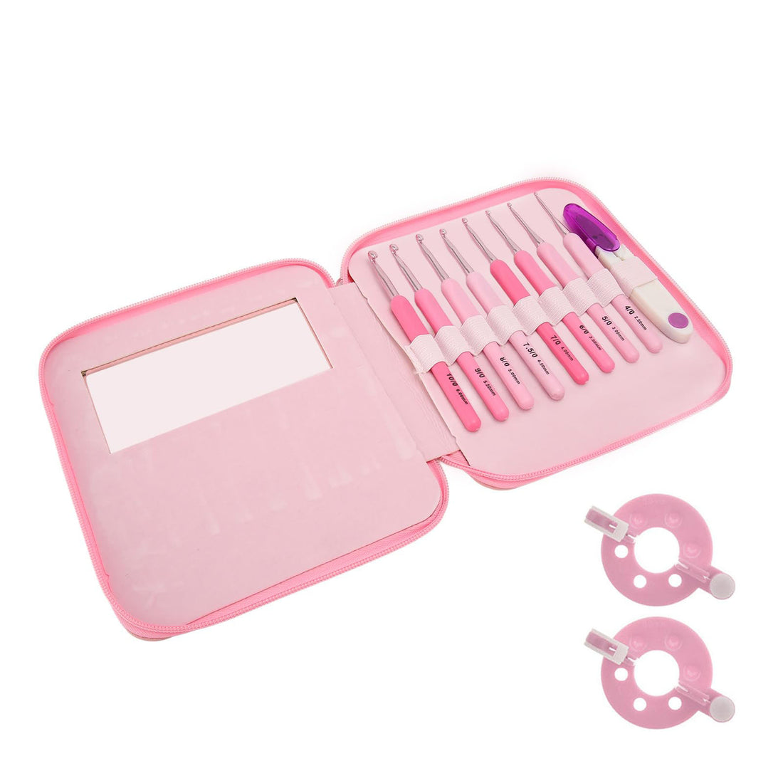14-Piece Crochet Kit with Storage Case