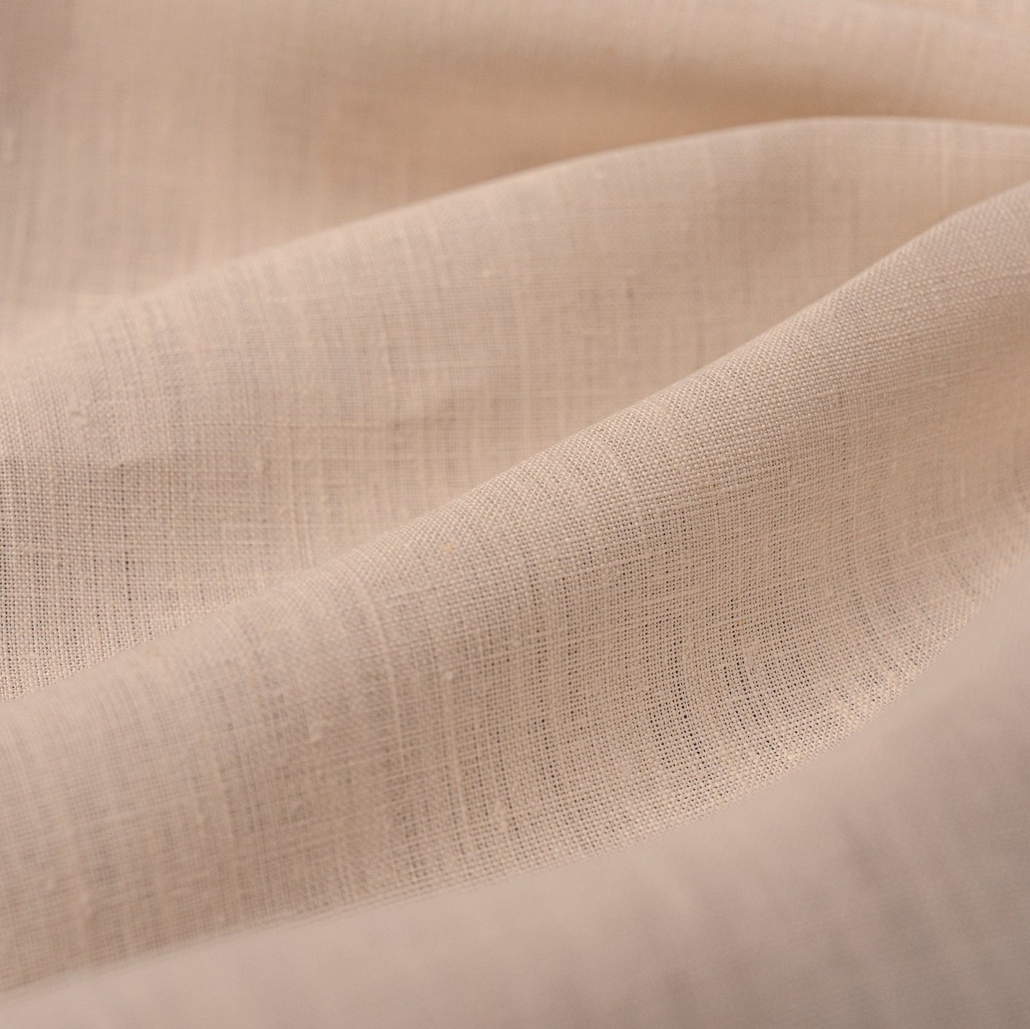 Crema Hemp/Raw Silk Fabric