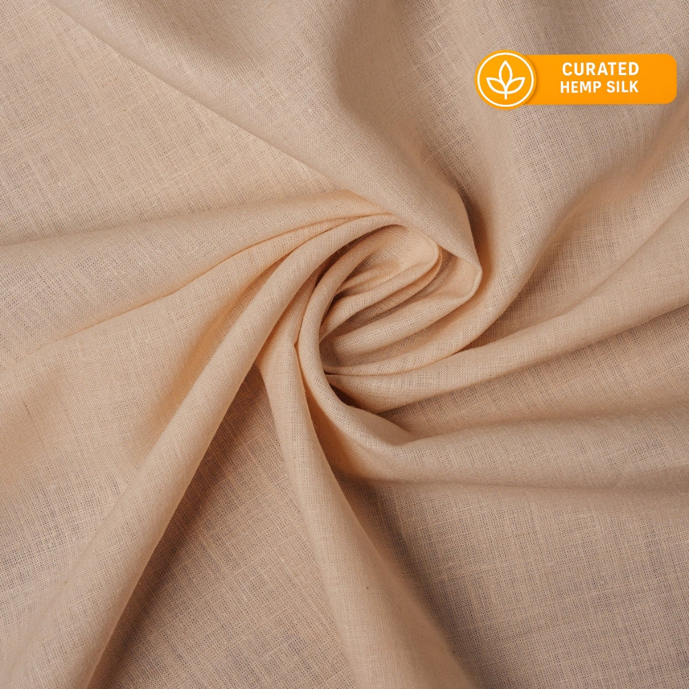 Stone Crème Hemp/Silk Fabric