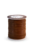 1mm Waxed Cotton Cord 100m Spool Brown