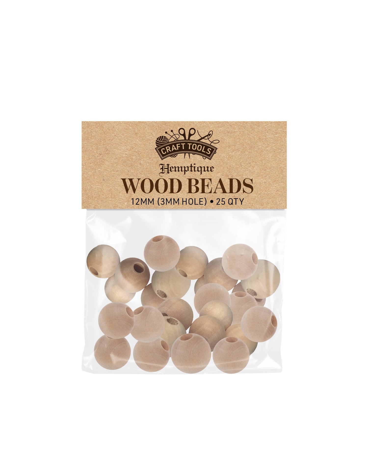 Wood Macramé Beads