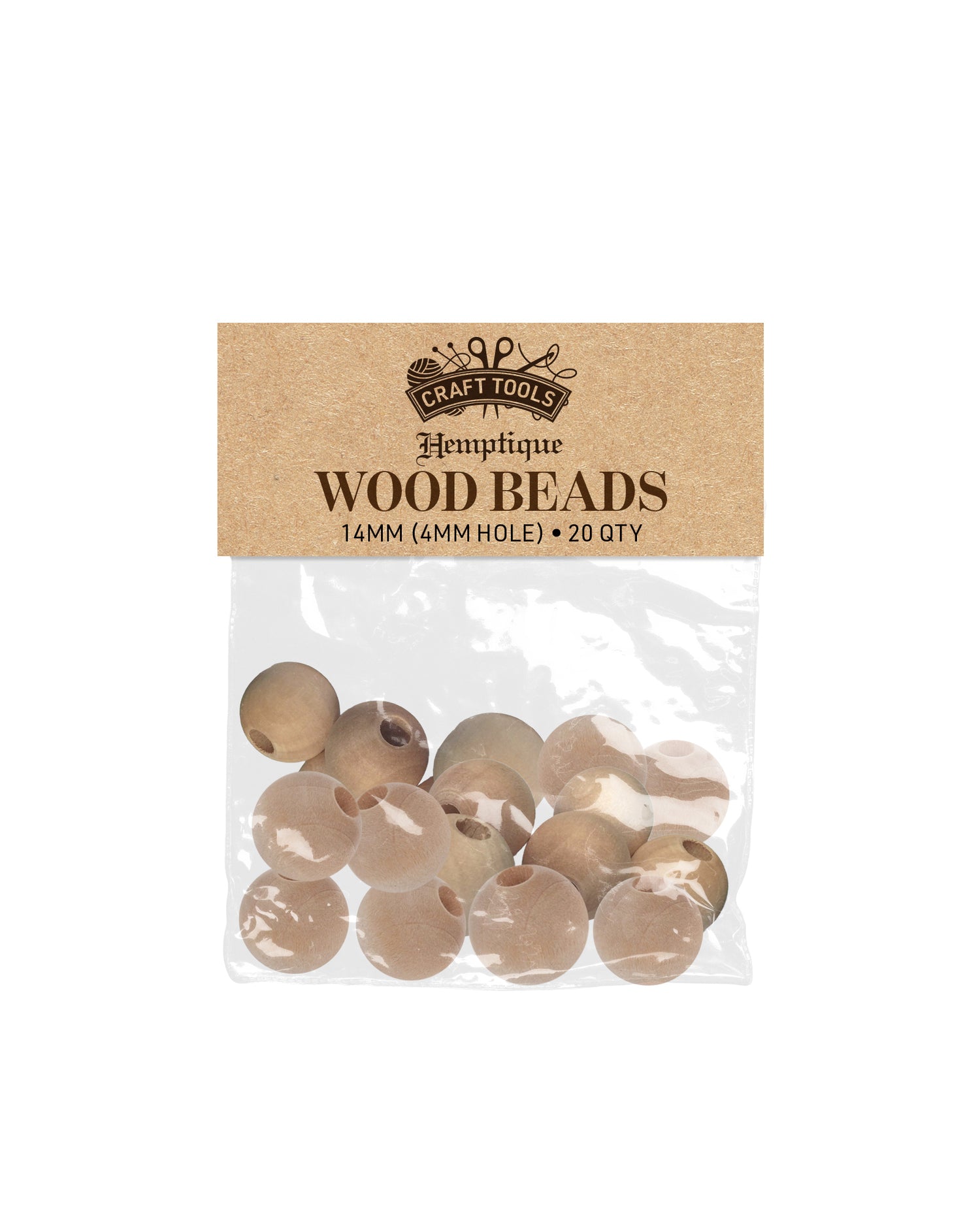 Wood Macramé Beads