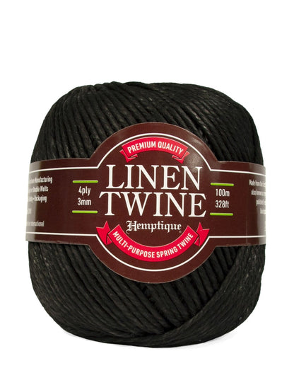 Flax Twine Black