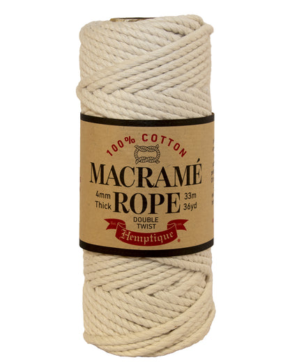 Double Twist Egyptian Cotton Macramé Rope