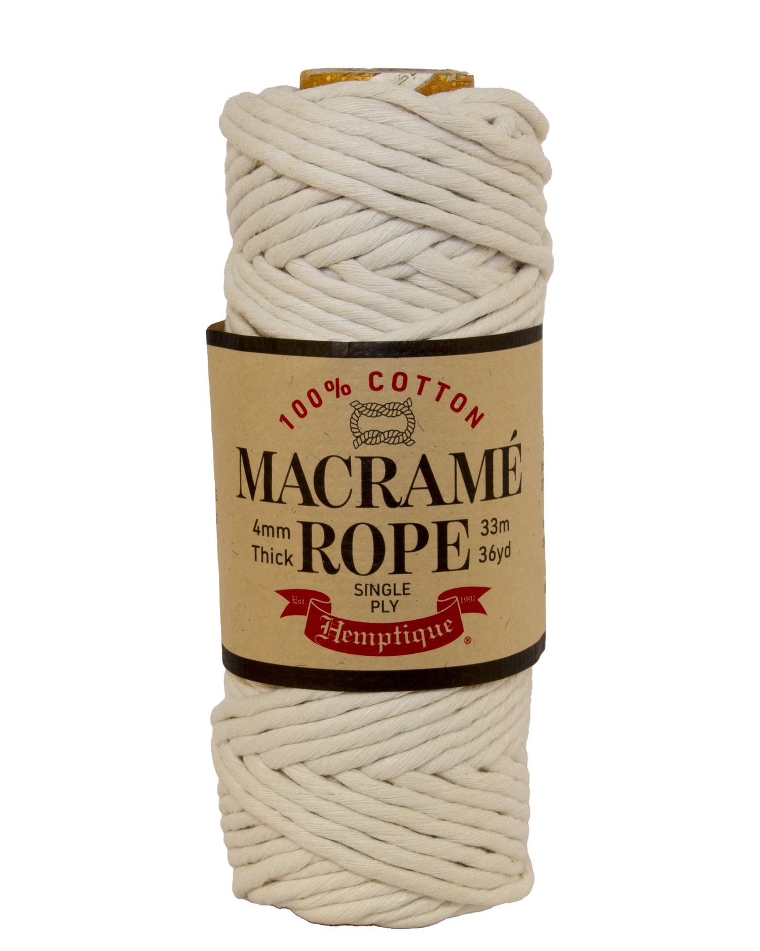 Single Ply Egyptian Cotton Macramé Rope