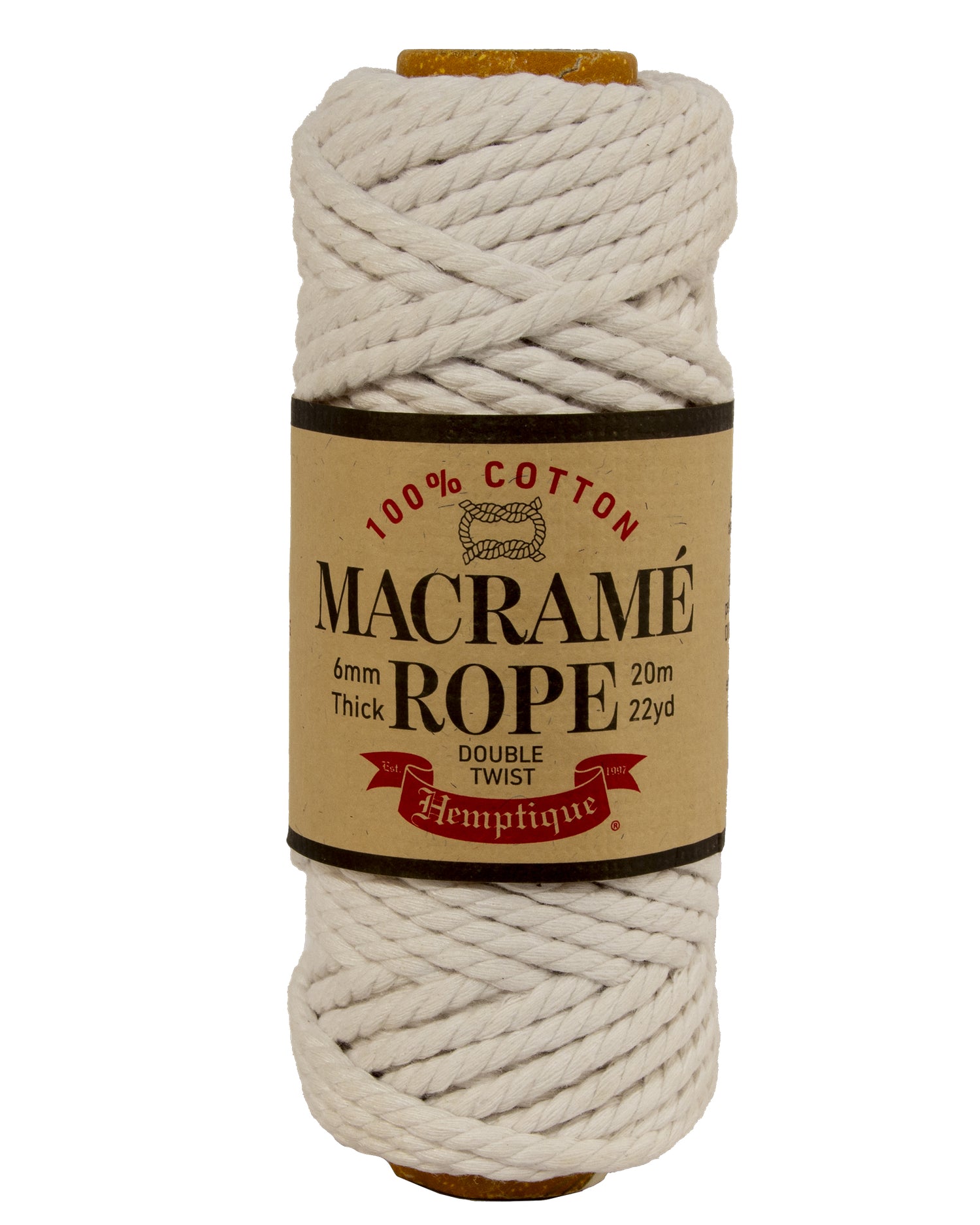 Double Twist Egyptian Cotton Macramé Rope