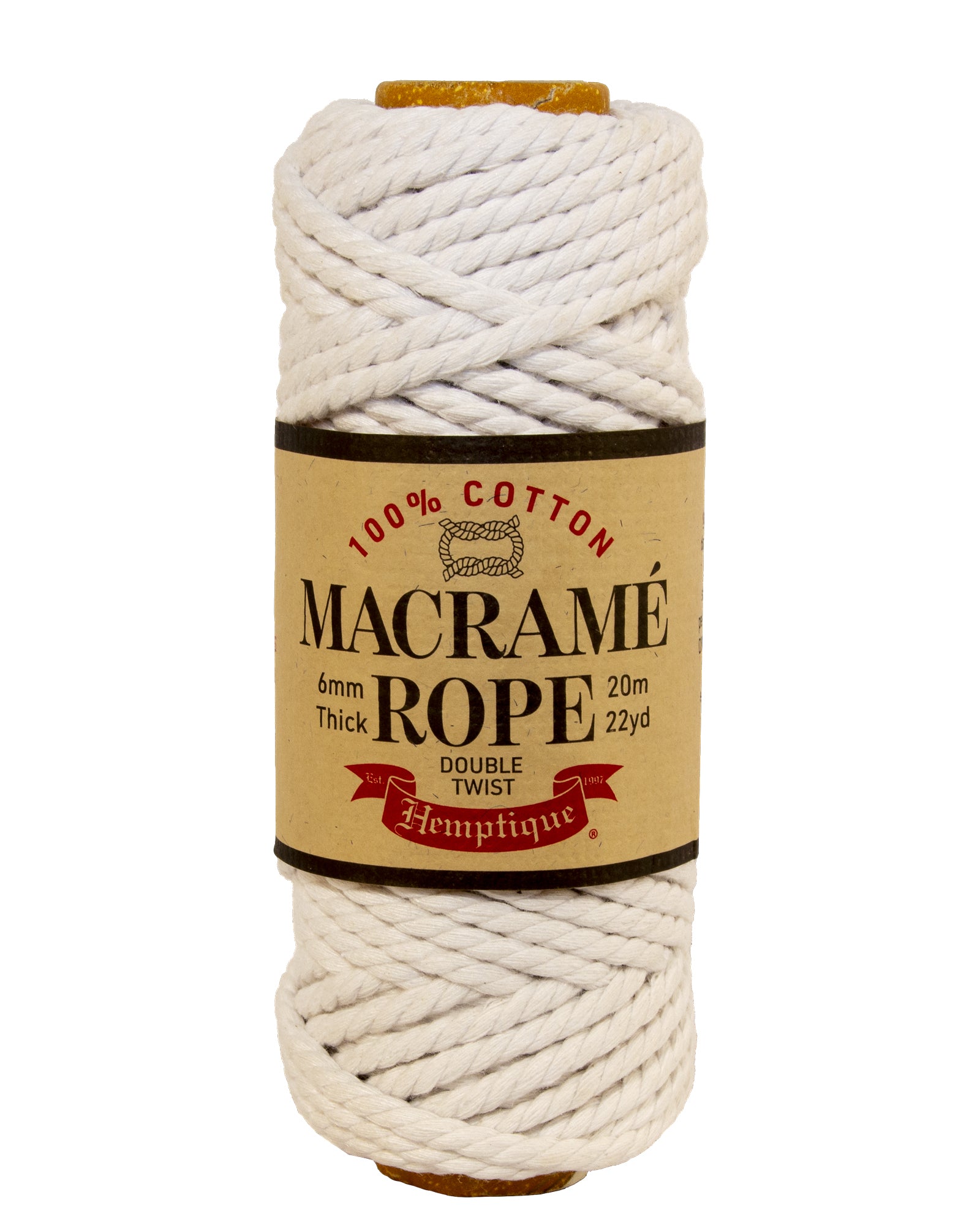 Double Twist Egyptian Cotton Macramé Rope