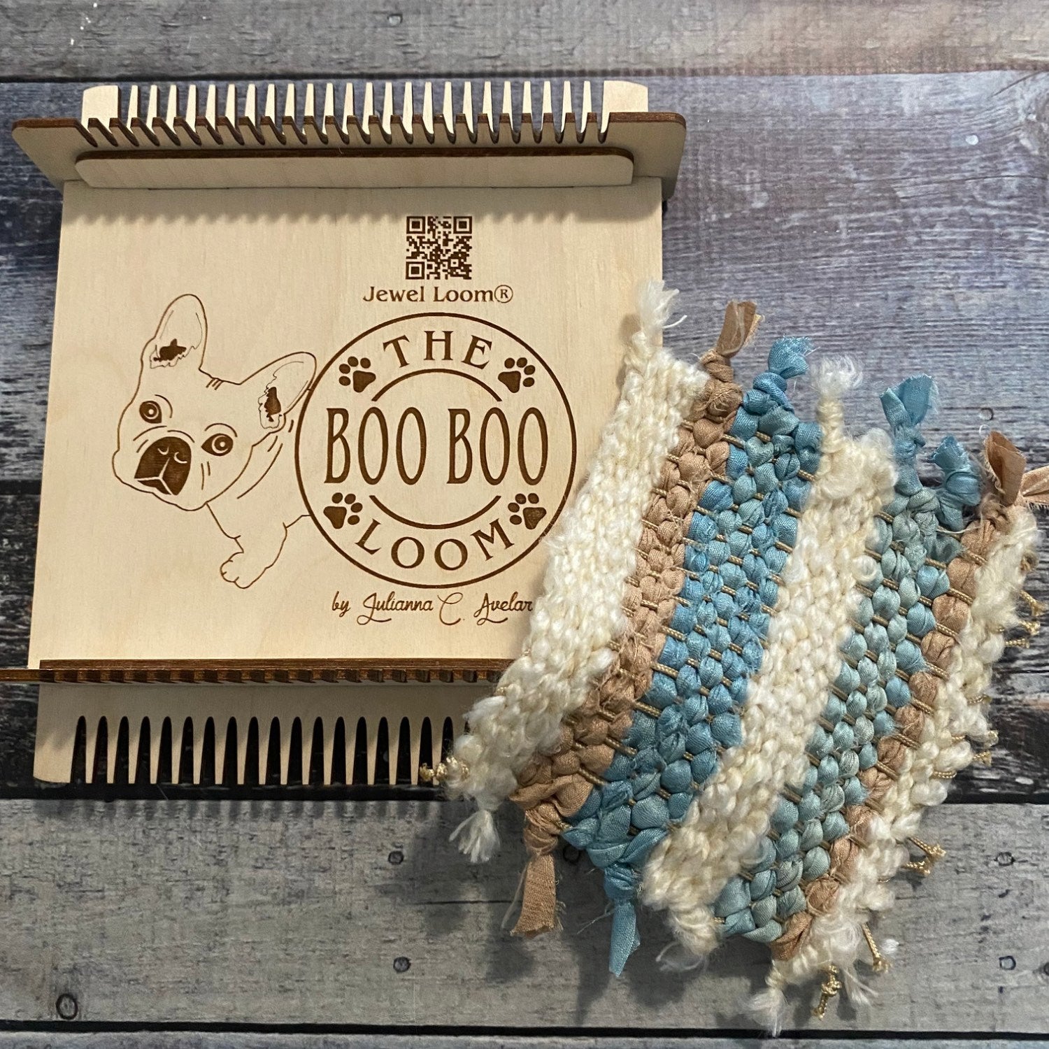 Jewel Loom Wood Bead Weaving Loom Boo Boo Coaster Maker Loom