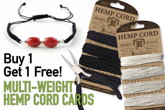 Hemp Cord Multi-Weight Cards