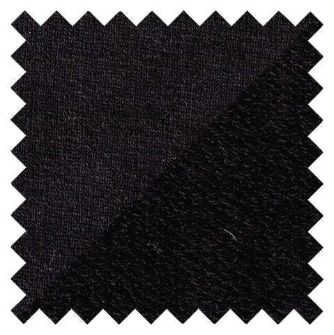 Black Hemp Organic Cotton French Terry Fabric – 9.7 oz