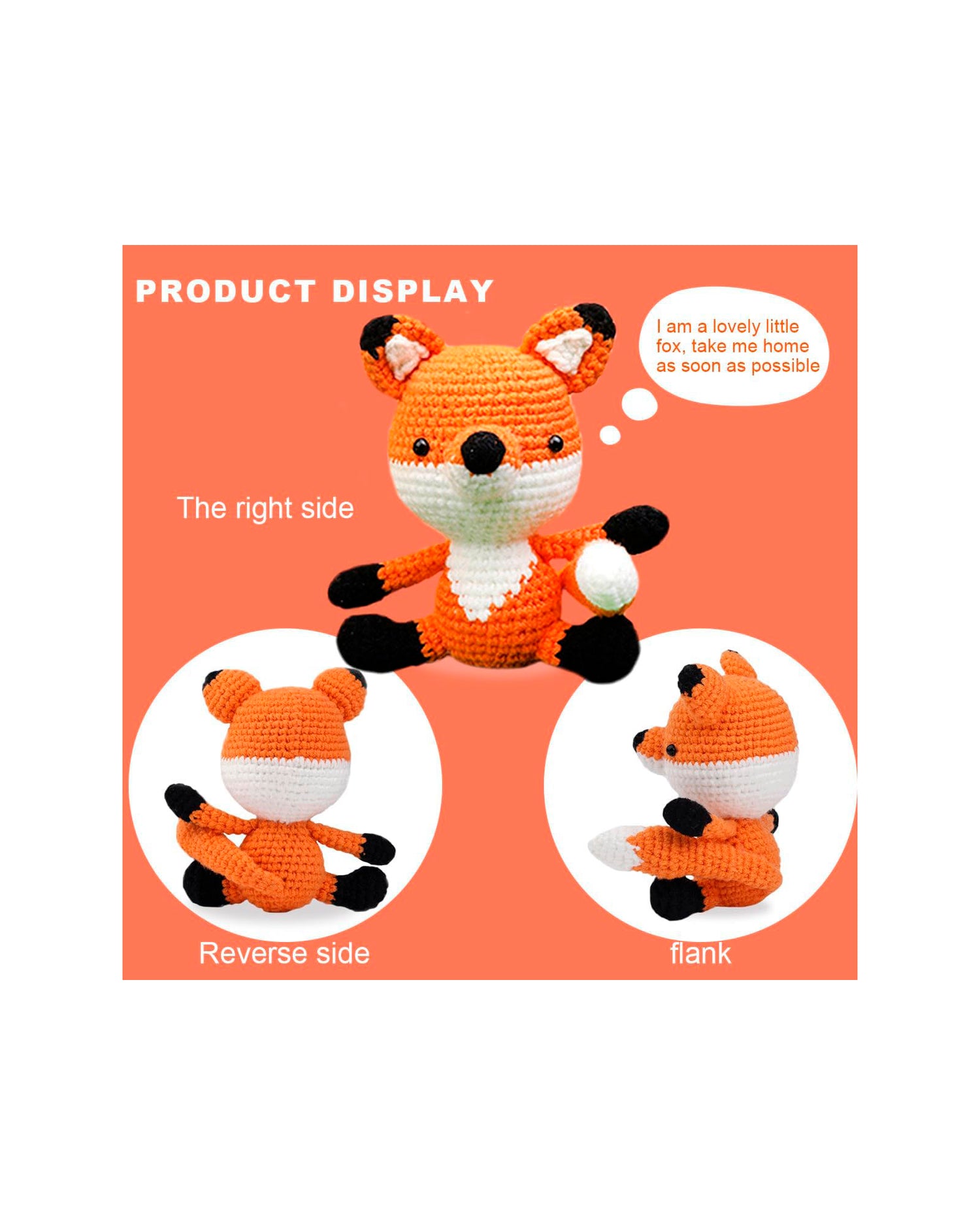 Crochet DIY Kit - Little Fox