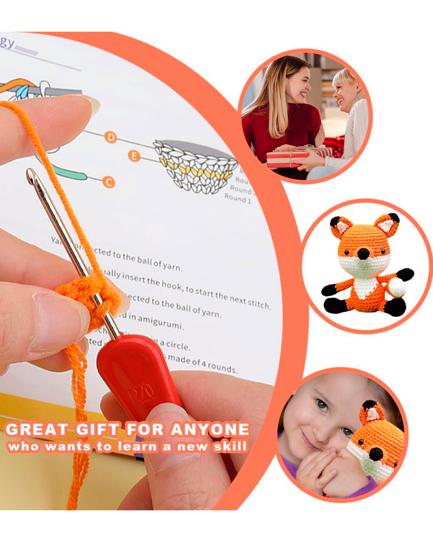 Crochet DIY Kit - Little Fox