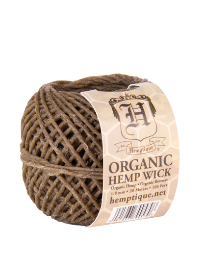 Organic Beeswax Hemp Wick