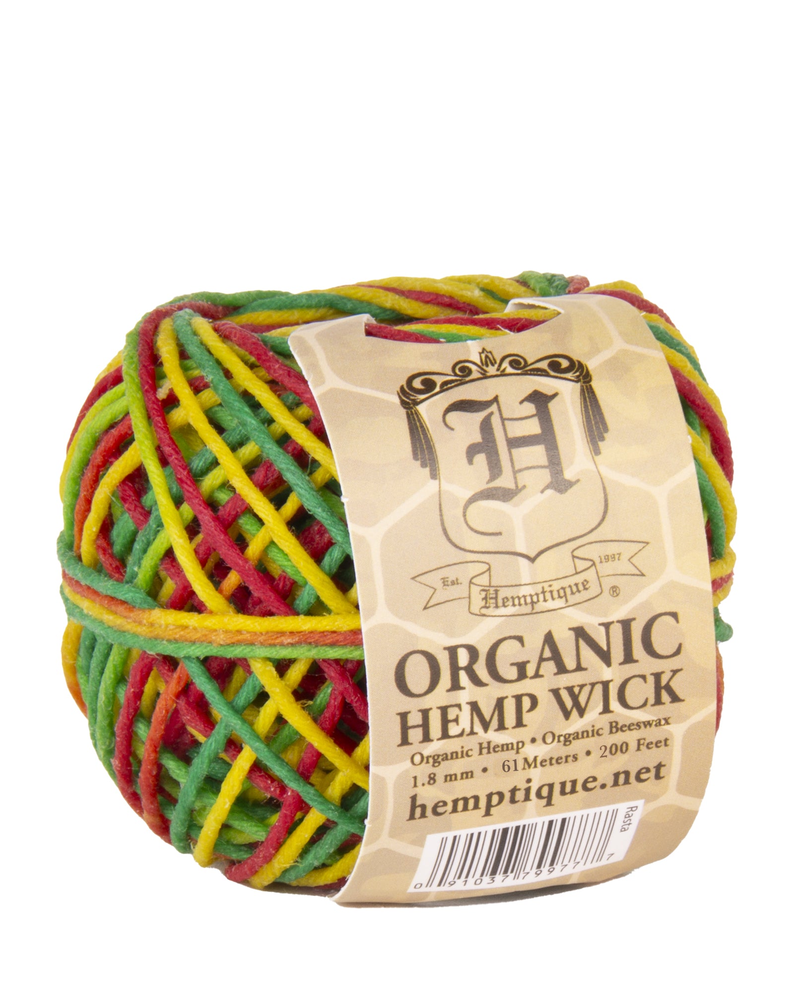 Organic Beeswax Hemp Wick